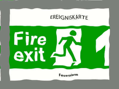 Feueralarm Auf das Kommando "Feuer" werfen sich die Kinder auf den Bauch, bei "Wind" halten sie sich an etwas oder jemandem fest... (Kindergartenspiel)